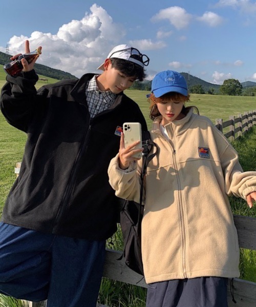 MGV（エムジーヴィー）の「ワンポイントオーバーサイズブルゾン（ブルゾン・メンズ・ブラック/ベージュ/グレー/グリーン・MEDIUM/LARGE/X-LARGE）」の12枚目の写真