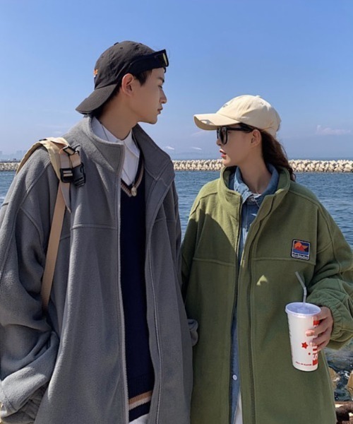 MGV（エムジーヴィー）の「ワンポイントオーバーサイズブルゾン（ブルゾン・メンズ・ブラック/ベージュ/グレー/グリーン・MEDIUM/LARGE/X-LARGE）」の15枚目の写真