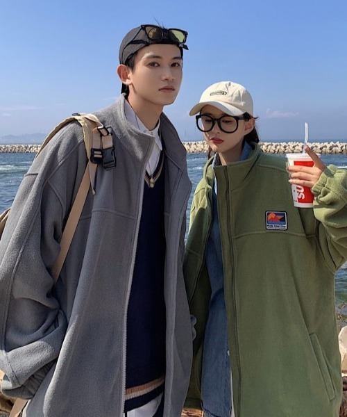 MGV（エムジーヴィー）の「ワンポイントオーバーサイズブルゾン（ブルゾン・メンズ・ブラック/ベージュ/グレー/グリーン・MEDIUM/LARGE/X-LARGE）」の16枚目の写真