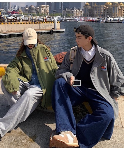 MGV（エムジーヴィー）の「ワンポイントオーバーサイズブルゾン（ブルゾン・メンズ・ブラック/ベージュ/グレー/グリーン・MEDIUM/LARGE/X-LARGE）」の19枚目の写真