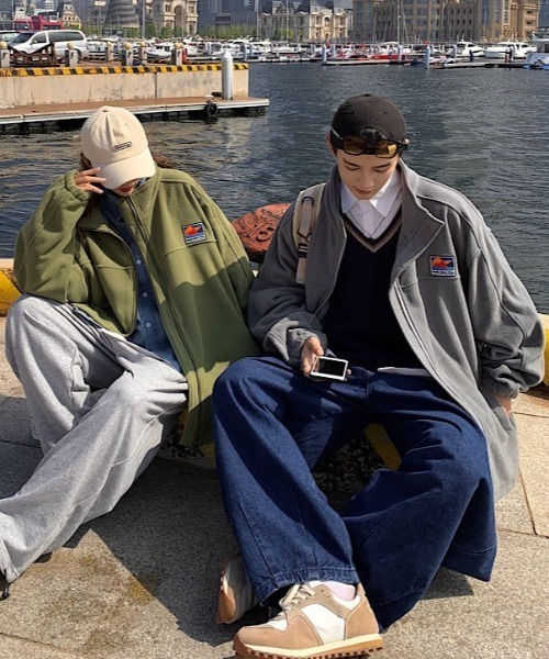 MGV（エムジーヴィー）の「ワンポイントオーバーサイズブルゾン（ブルゾン・メンズ・ブラック/ベージュ/グレー/グリーン・MEDIUM/LARGE/X-LARGE）」の20枚目の写真