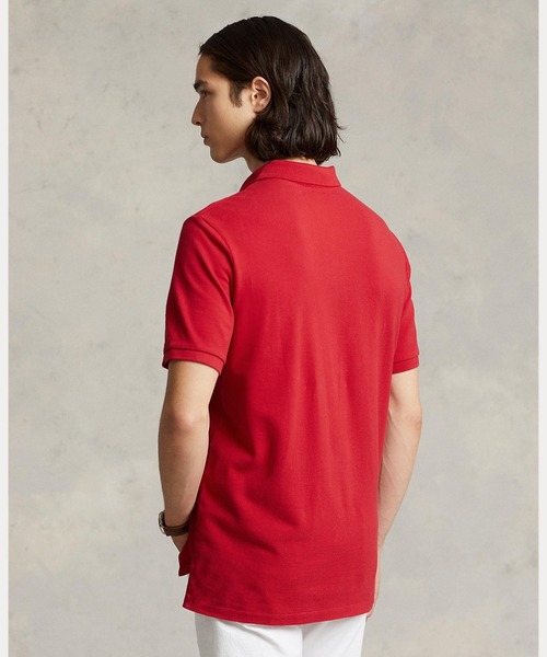 POLO RALPH LAUREN(ポロ ラルフ ローレン)の「アイコニック メッシュ ポロシャツ(ポロシャツ・メンズ・レッド・S/M/L/XL/XS/XXL)」の4枚目の写真
