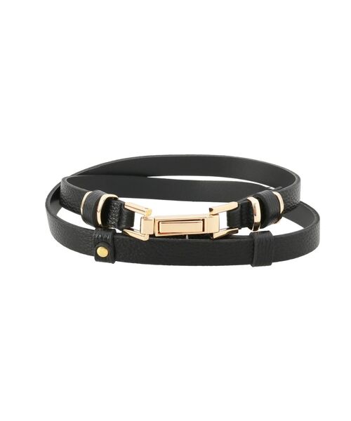 RESEXXY（リゼクシー）の「フロントデザインシックベルト（ベルト・レディース・ブラック/アイボリー/ブラウン・FREE）」の9枚目の写真