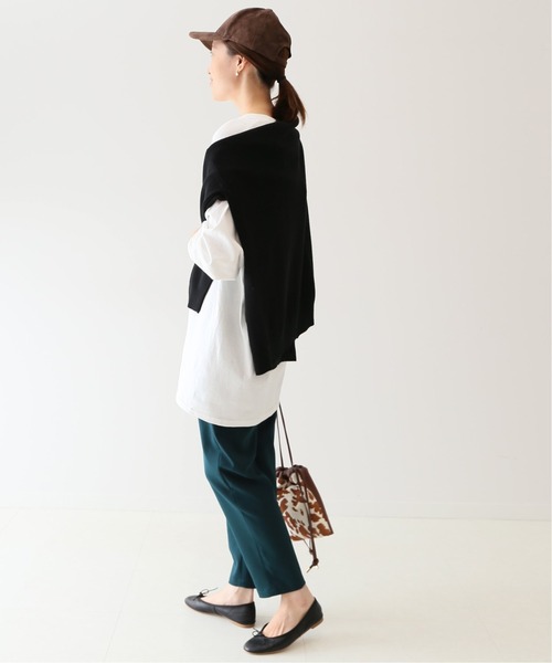 SLOBE IENA(スローブイエナ)の「YALE ロングスリーブTEE【洗濯機使用可能】◆(Tシャツ/カットソー・レディース・グレー/ホワイト・FREE)」の3枚目の写真