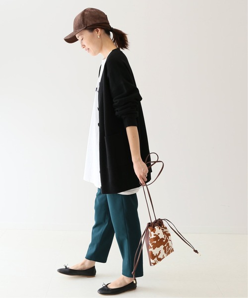 SLOBE IENA(スローブイエナ)の「YALE ロングスリーブTEE【洗濯機使用可能】◆(Tシャツ/カットソー・レディース・グレー/ホワイト・FREE)」の11枚目の写真