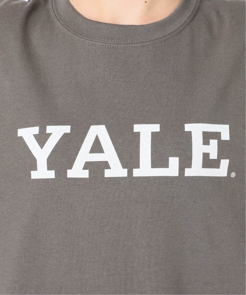 SLOBE IENA(スローブイエナ)の「YALE ロングスリーブTEE【洗濯機使用可能】◆(Tシャツ/カットソー・レディース・グレー/ホワイト・FREE)」の6枚目の写真