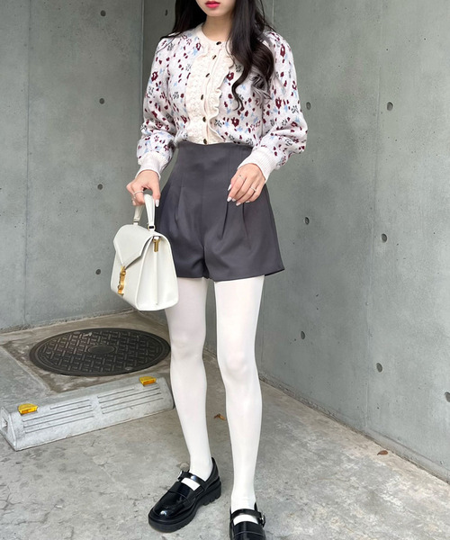 titty＆Co. PETIT by poyo（ティティーアンドコープティバイポヨ）の「【ファッションインフルエンサーPOYO×titty&Co.PETIT 】ペールフラワーニットカーデトップス（ニット/セーター・レディース・マルチ・FREE）」の11枚目の写真