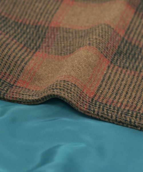 AS KNOW AS PINKY（アズノゥアズピンキー）の「タフにパッチ決めてスタンドカラーロングコート（その他アウター・レディース・ブルー/ホワイト系その他/グレー系その他/ブラウン系その他/ブラック・FREE）」の15枚目の写真