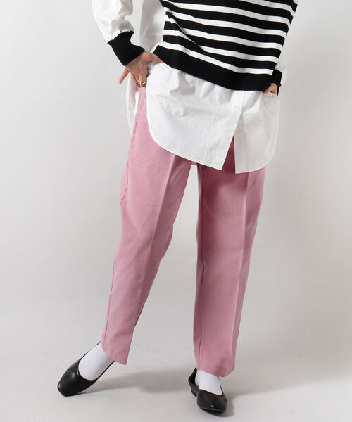 fredy repit（フレディレピ）の「綿起毛ツイル テーパードパンツ（その他パンツ・レディース・ベージュ/カーキ/ピンク・38/36）」の3枚目の写真