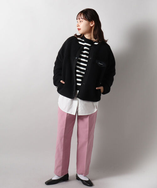 fredy repit（フレディレピ）の「綿起毛ツイル テーパードパンツ（その他パンツ・レディース・ベージュ/カーキ/ピンク・38/36）」の6枚目の写真