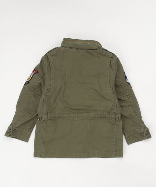 POLO RALPH LAUREN CHILDRENSWEAR（ポロ ラルフ ローレン チルドレンズウェア）の「コットン ヘリンボーン フィールド ジャケット（その他アウター・キッズ・グリーン・4/6/7）」の2枚目の写真