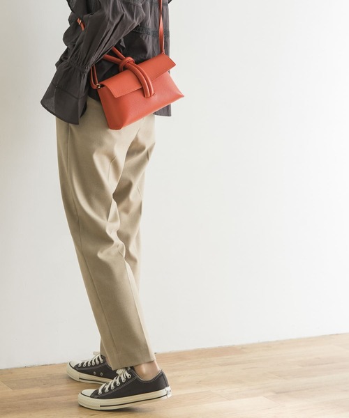 URBAN RESEARCH（アーバンリサーチ）の「ツイルストレッチドロストテーパードパンツ（その他パンツ・レディース・ベージュ/ブラウン/オレンジ・38/36/34）」の6枚目の写真