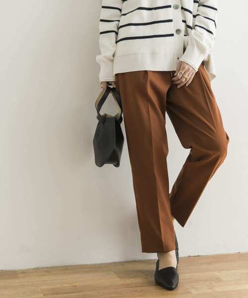 URBAN RESEARCH（アーバンリサーチ）の「ツイルストレッチドロストテーパードパンツ（その他パンツ・レディース・ベージュ/ブラウン/オレンジ・38/36/34）」の14枚目の写真