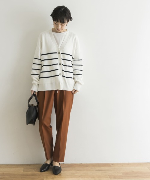 URBAN RESEARCH（アーバンリサーチ）の「ツイルストレッチドロストテーパードパンツ（その他パンツ・レディース・ベージュ/ブラウン/オレンジ・38/36/34）」の15枚目の写真