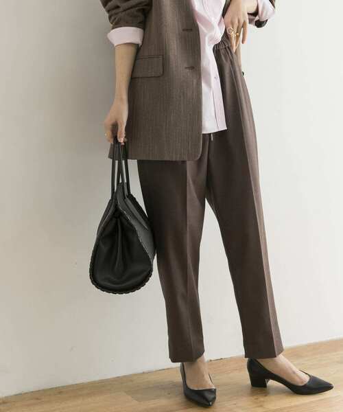 URBAN RESEARCH（アーバンリサーチ）の「ツイルストレッチドロストテーパードパンツ（その他パンツ・レディース・ベージュ/ブラウン/オレンジ・38/36/34）」の18枚目の写真