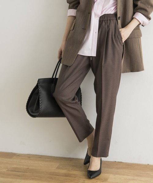 URBAN RESEARCH（アーバンリサーチ）の「ツイルストレッチドロストテーパードパンツ（その他パンツ・レディース・ベージュ/ブラウン/オレンジ・38/36/34）」の20枚目の写真