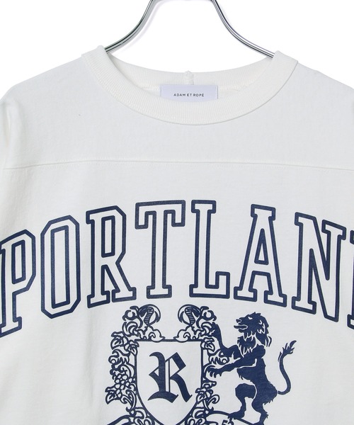 ADAM ET ROPE'（アダムエロペ）の「フットプリントT（Tシャツ/カットソー・レディース・ホワイト/ホワイト系その他/ブルー系その他5/ブルー系その他6・FREE）」の14枚目の写真