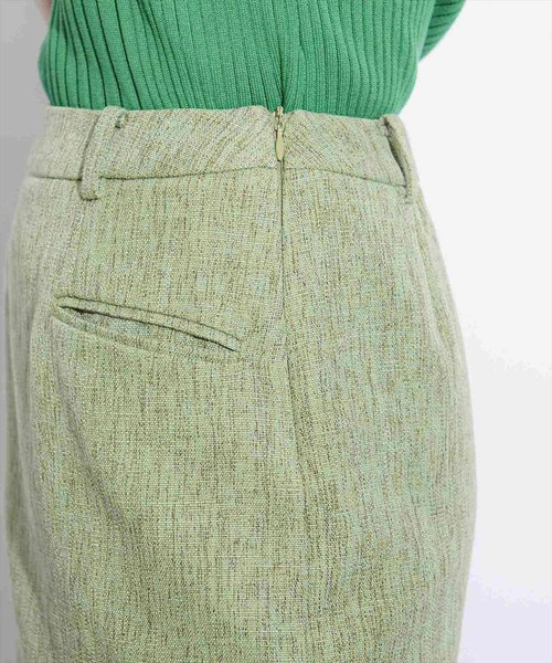 REDYAZEL（レディアゼル）の「サイドファスナーツイードミニスカート（スカート・レディース・ベージュ/ブルー/グリーン・SMALL/MEDIUM/X-SMALL）」の13枚目の写真