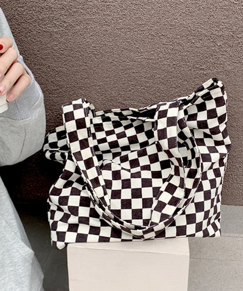 florist（フローリスト）の「【A4対応】トレンド柄コーデュロイトートバッグ（トートバッグ・レディース・レオパード/チェック/ゼブラ・FREE）」の22枚目の写真