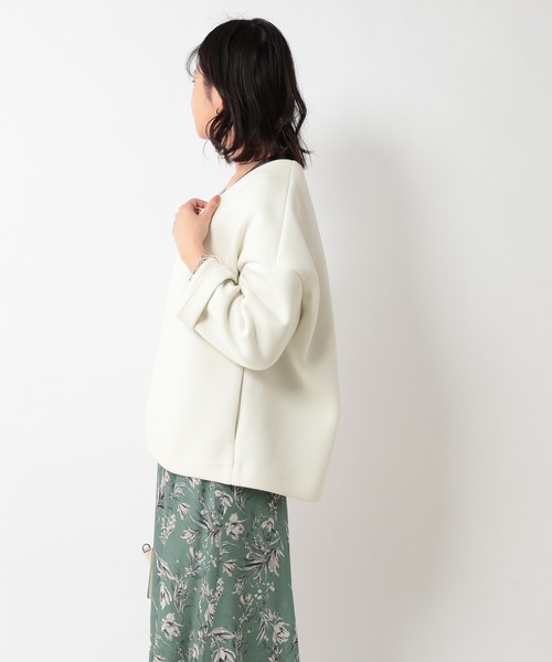 RIVE DROITE（リヴドロワ）の「ダンボールミドルコート（ブルゾン・レディース・ベージュ/アイボリー・FREE）」の11枚目の写真