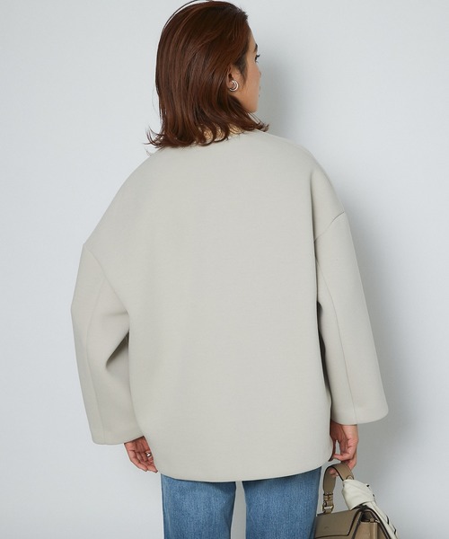 RIVE DROITE（リヴドロワ）の「ダンボールミドルコート（ブルゾン・レディース・ベージュ/アイボリー・FREE）」の20枚目の写真