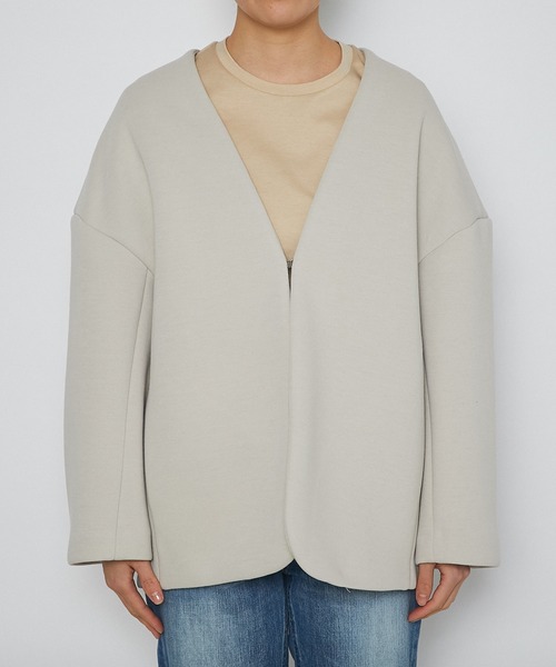 RIVE DROITE（リヴドロワ）の「ダンボールミドルコート（ブルゾン・レディース・ベージュ/アイボリー・FREE）」の21枚目の写真