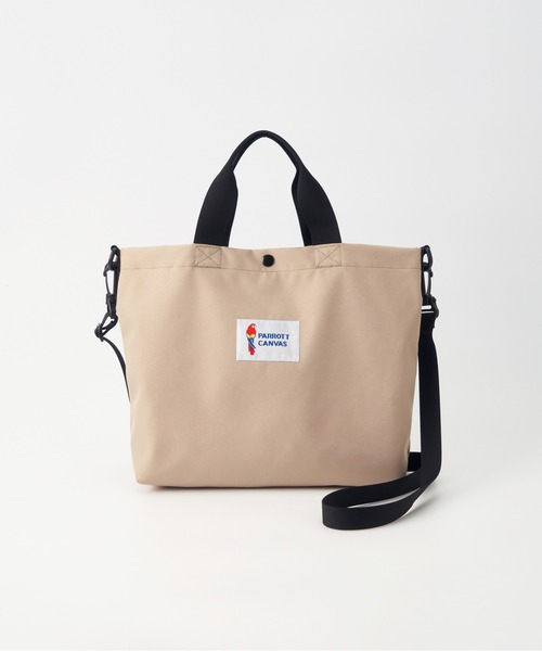 PARROTT CANVAS（パロットキャンバス）の「PARROTT CANVAS/パロットキャンバス　ローリーバッグ（ショルダーバッグ・レディース・カーキ/ターコイズブルー/ブラック/グレイッシュベージュ・FREE）」の3枚目の写真