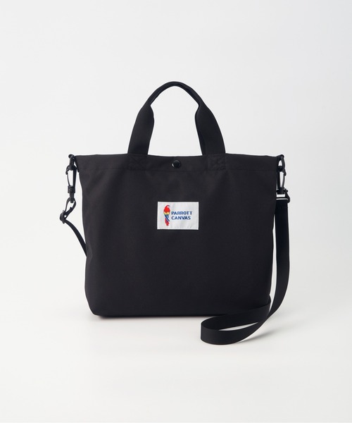 PARROTT CANVAS（パロットキャンバス）の「PARROTT CANVAS/パロットキャンバス　ローリーバッグ（ショルダーバッグ・レディース・カーキ/ターコイズブルー/ブラック/グレイッシュベージュ・FREE）」の2枚目の写真