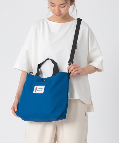 PARROTT CANVAS（パロットキャンバス）の「PARROTT CANVAS/パロットキャンバス　ローリーバッグ（ショルダーバッグ・レディース・カーキ/ターコイズブルー/ブラック/グレイッシュベージュ・FREE）」の16枚目の写真