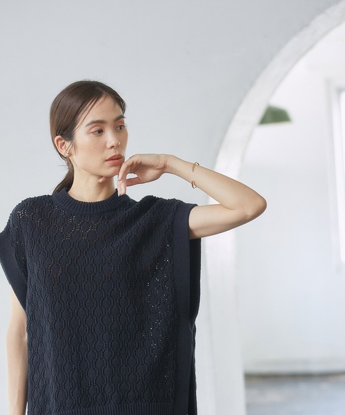 セール 透かし柄ニットベスト ベスト Rope ロペ のファッション通販 Zozotown