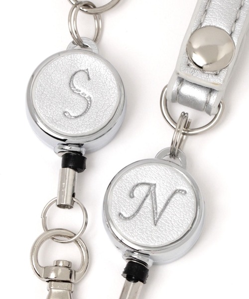 GLOBAL WORK（グローバルワーク）の「イニシャルリールキーホルダー/265257（キーホルダー・レディース・ライトグレー/ライトブルー/ブラウン/オフホワイト/サックスブルー/ホワイト系その他3/グレー系その他3/ブラウン系その他6・FREE）」の14枚目の写真