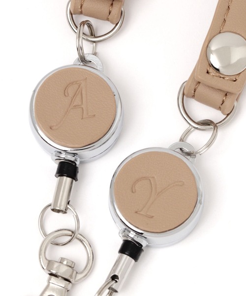 GLOBAL WORK（グローバルワーク）の「イニシャルリールキーホルダー/265257（キーホルダー・レディース・ライトグレー/ライトブルー/ブラウン/オフホワイト/サックスブルー/ホワイト系その他3/グレー系その他3/ブラウン系その他6・FREE）」の15枚目の写真