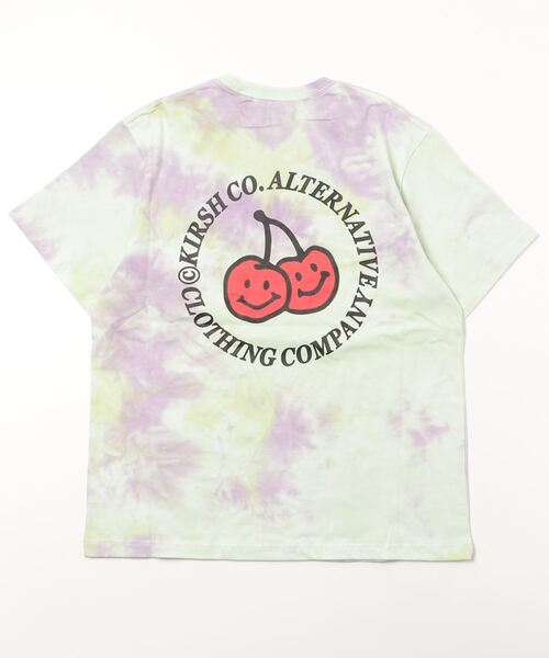 セール】KIRSH DOODLE CHERRY TIE-DYE CIRCLE LOGO T-SHIRT HS