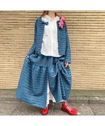 PINK HOUSE（ピンクハウス）の「バージラーデニムフリルジャケット