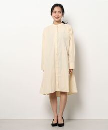 Samansa Mos2 blue | シャツワンピース(ワンピース)