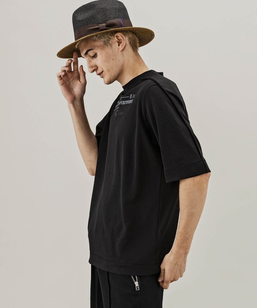 C DIEM(カルペディエム)の「C DIEM(カルペディエム)ハイデンプリント半袖Tシャツ(Tシャツ/カットソー・メンズ・ホワイト/ブラック・S/M/L)」の4枚目の写真