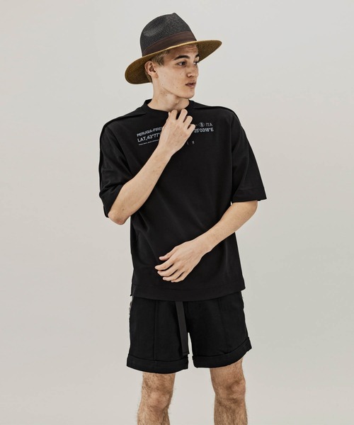 C DIEM(カルペディエム)の「C DIEM(カルペディエム)ハイデンプリント半袖Tシャツ(Tシャツ/カットソー・メンズ・ホワイト/ブラック・S/M/L)」の6枚目の写真