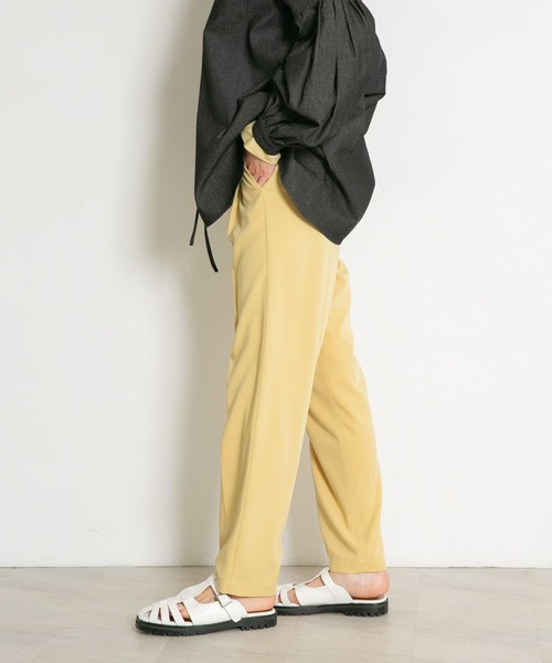 KBF（ケイビーエフ）の「イージースラックスパンツ（スラックス・レディース・ダークブラウン/ベージュ系その他/ピンク・ONE）」の20枚目の写真