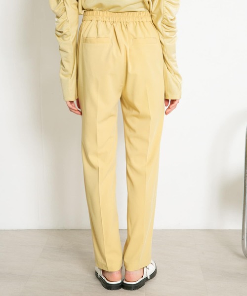 KBF（ケイビーエフ）の「イージースラックスパンツ（スラックス・レディース・ダークブラウン/ベージュ系その他/ピンク・ONE）」の11枚目の写真