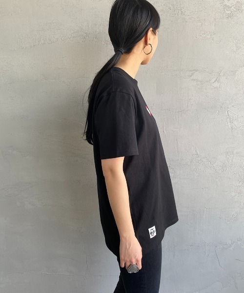 CHUMS（チャムス）の「[CHUMS/チャムス] ミニボートロゴプリントTシャツ（Tシャツ/カットソー・レディース・ブラック/ホワイト/ネイビー・L/M/XXL/XL）」の21枚目の写真