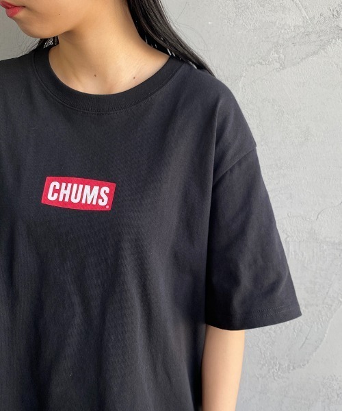 CHUMS（チャムス）の「[CHUMS/チャムス] ミニボートロゴプリントTシャツ（Tシャツ/カットソー・レディース・ブラック/ホワイト/ネイビー・L/M/XXL/XL）」の22枚目の写真