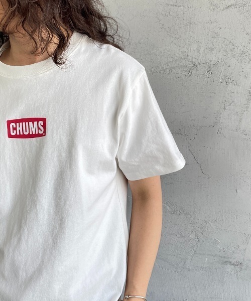 CHUMS（チャムス）の「[CHUMS/チャムス] ミニボートロゴプリントTシャツ（Tシャツ/カットソー・レディース・ブラック/ホワイト/ネイビー・L/M/XXL/XL）」の10枚目の写真