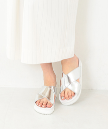 Ray BEAMS | Ray BEAMS / クロスストラップ コンフォート サンダル(サンダル)