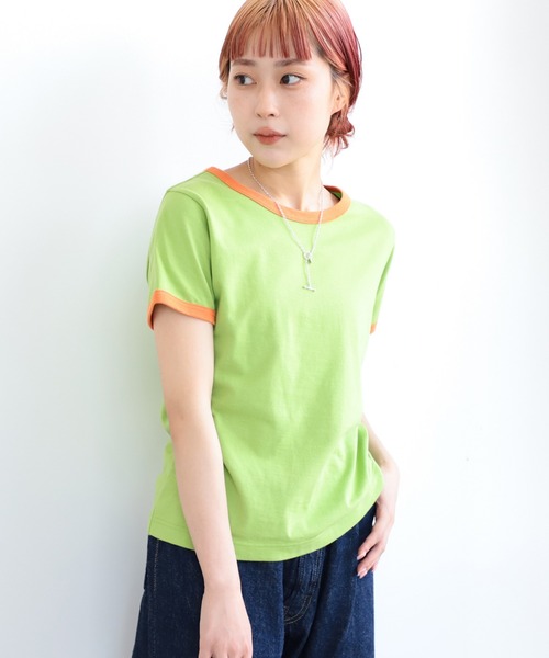Ray BEAMS - Ray BEAMS ボランテシャツ  カットソー ビッグカラー オフショルダー Tシャツ（Tシャツ/カットソー