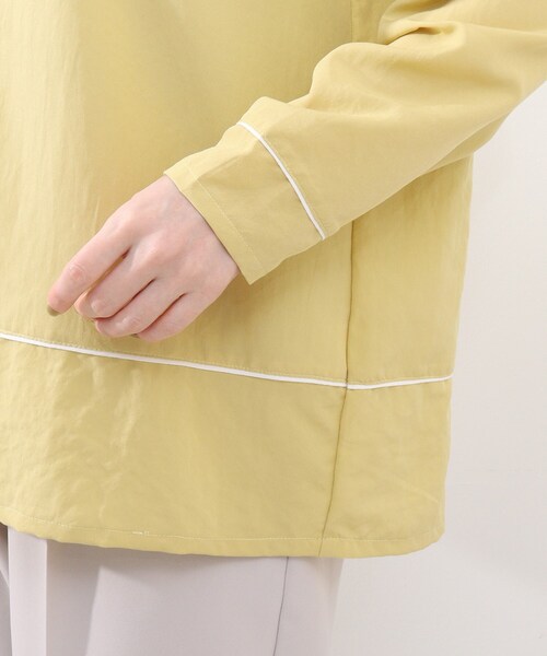 DRESKIP（ドレスキップ）の「◆配色パイピングブラウス（シャツ/ブラウス・レディース・オフホワイト/ブラック/イエロー系その他・02/03/04）」の20枚目の写真