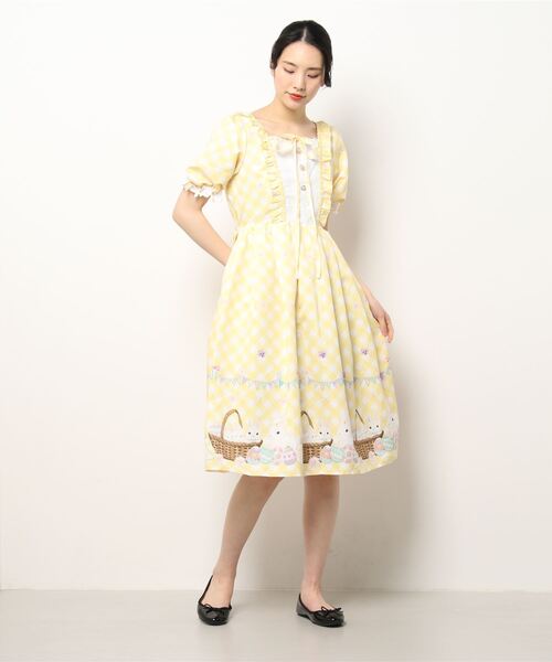 アクシーズファムイースター柄JSK イースター柄ジャンスカ | outlet | axes femme online shop