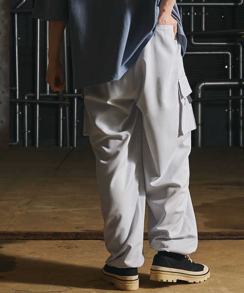 act'm（アクトム）の「【act'm】TRワイドカーゴパンツ（カーゴパンツ・メンズ・ライトグレー/ブラック/ダークグリーン・S/M/L）」の18枚目の写真