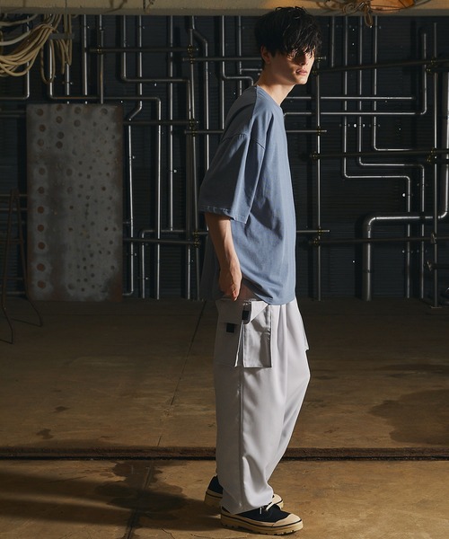 act'm（アクトム）の「【act'm】TRワイドカーゴパンツ（カーゴパンツ・メンズ・ライトグレー/ブラック/ダークグリーン・S/M/L）」の21枚目の写真