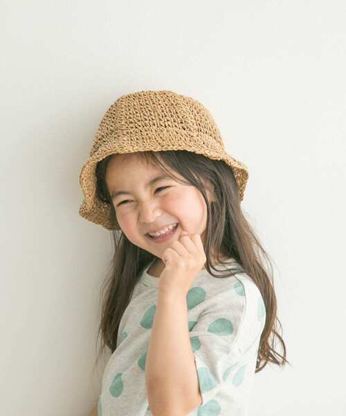 URBAN RESEARCH DOORS（アーバンリサーチドアーズ）の「ペーパーソフトハット(KIDS)（ハット・キッズ・ベージュ・ONE）」の2枚目の写真