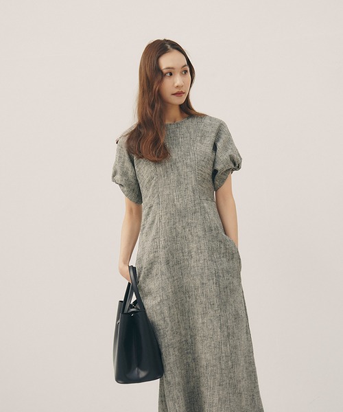 RANDEBOO（ランデブー）の「Puff material dress（ワンピース